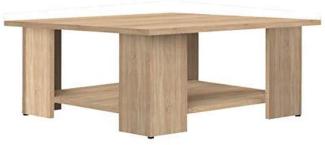 Symbiosis Couchtisch, Holz, beige, 67 x 67 x 30,5 cm (L-L-A)