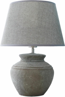 Mirabeau Tischleuchte Tischlampe Cleveland grau