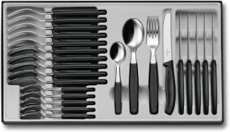 Victorinox 'Swiss Classic' Tafelbesteck 24-teilig, Edelstahl schwarz