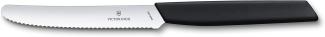 Victorinox Swiss Modern Tomato and Table Knife, Wellens, 11 cm, Black