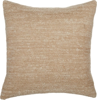 Urbanara Kissenhülle Dekokissen Tana I 90% Baumwolle & 10% Kokosfasern, (1 Stück), Kissenbezug mit schlichtem Design I mit Kokosfasern