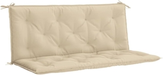 vidaXL Gartenbank-Auflage Beige 120x(50+50)x7 cm Oxford-Gewebe 315007