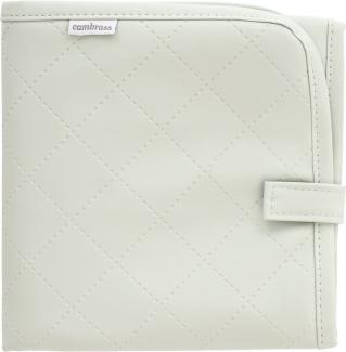 Cambrass Tragbare Wickelauflage für Babys, laminiert, faltbar, wasserdicht, bequem und ideal, um Ihr Baby überall zu wechseln – laminiert und wasserabweisend -Sweet grün 40x60 cm