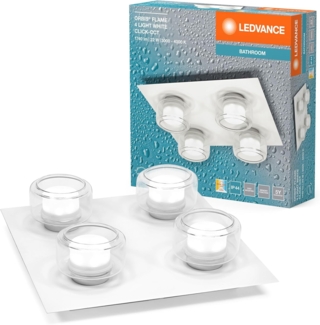 LEDVANCE Orbis Flame 4X5,5W Click CCT IP44 Weiß