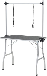 vidaXL Trimmtisch Schertisch mit 2 Schlingen für Hunde Katzen Klappbar 170170