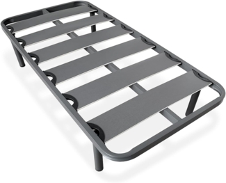 Homey Verstärkter Lattenrost mit Breiten Lamellen, geräuschhemmend, Struktur 40x30 mm mit Schraubfüßen, stark und robust, 90x180 cm