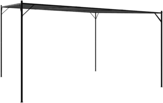 vidaXL Pavillon Anthrazit 4x4 m 180 g/m² Stoff und Stahl 362465