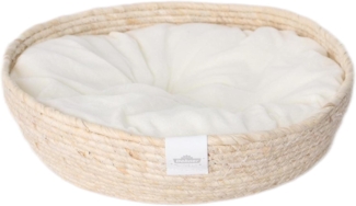 Dehner Tierbett Premium Kuschelbett Guter Schlaf, Naturmaterial, versch. Größen, exquisites, hochwertiges Hundebett / Katzenbett