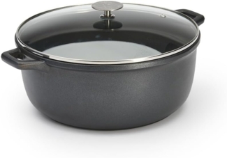 De Buyer Choc Extreme Bratentopf mit Glasdeckel 28cm induktion