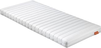 sleepling 190116 Rollmatratze Gästematratze Basic 30 | Komfortschaum Matratze | Made in EU | Bezug waschbar | Ökotex 100 | Härtegrad 2 | 90 x 200 x 13 cm, weiß