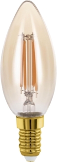 Eglo 110058 LED Filament Leuchtmittel E14 L:9. 8cm Ø:3. 5cm 2200K amber
