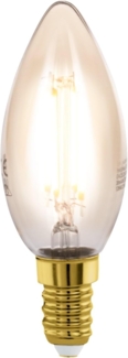 Eglo 110058 LED Filament Leuchtmittel E14 L:9. 8cm Ø:3. 5cm 2200K amber