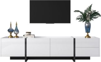 SOFTWEARY Lowboard Breite 190 cm, TV-Schrank, stehend