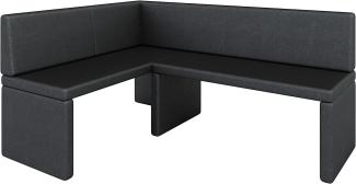 Eckbank Akiko Corner Bench - Eckbankgruppe für Ihrem Esszimmer, Küche modern, Sitzecke, Essecke. Perfekt für Küche, Büro und Rezeption. Solide und Starke Verarbeitung. (Soft 11, 142x196 cm Links)