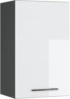 Vicco Hängeschrank 45 cm Küchenschrank Hängeschrank Küchenzeile Fame-Line (Weiß Hochglanz)