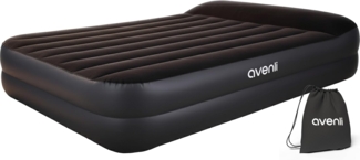 Avenli Luftbett Avenli Luftbett Luftmatratze selbstaufblasend 203x152x46 cm, Doppelbet, (Doppelbett für 2 Personen, 2-tlg), mit beflockter Oberfläche
