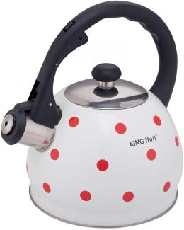 Kinghoff Kinghoff Polka-Dot emaillierter Wasserkocher 2,0l KH1736