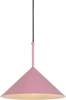 Qazqa Pendelleuchte Triangolo, ohne Leuchtmittel, E27, Rosa, Design, Stahl, 1-flammig