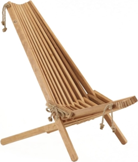 EcoFurn Gartenstuhl EcoChair, mit Kopfkissen