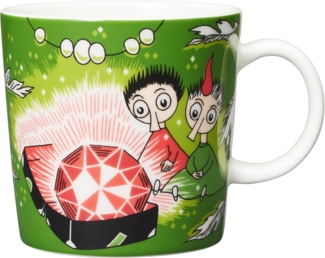 Arabia Moomin Becher 0,3 L Thingumy and Bob green