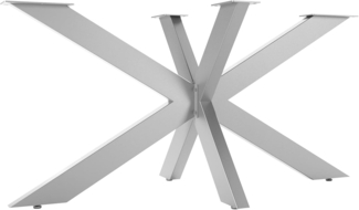 SO-TECH® Tischgestell SPIDER Schwerlast Tischbeine Tischfüße, einfache Montage, für Esstisch, echt Edelstahl, H 710 x B 780 x L 1500 mm
