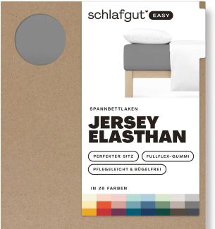 Spannbettlaken EASY Jersey Elasthan, Schlafgut, Jersey, Gummizug: rundum, (1 Stück), MADE IN GREEN by OEKO-TEX®