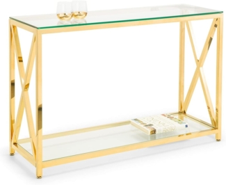 Julian Bowen Miami Konsolentisch, Gold