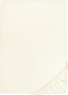 biberna Feinjersey-Spannbetttuch, 100 % Baumwolle, perlmutt, 1x 140x200 cm - 160x200 cm