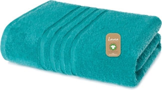 Lavea Handtücher Bali Handtuch 50x100 cm, Weiches Bio-Baumwollfrottee (1-St), pflegeleicht, GOTS-zertifiziert, extra saugstark mit 500g/m²