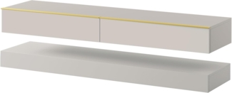 Selsey - TV-Lowboard Hylia 140 cm Schwarz