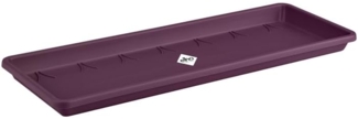 elho Barcelona Balkonkasten Untersetzer 90 - Untersetzer für Balkon & Außen - Ø 85.3 x H 2.8 cm - Lila/Ahorn Lila