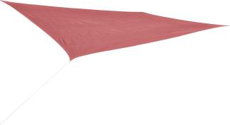 Corasol 160069 Premium Sonnensegel, 3,5 x 4,5 m, Rechteck, Wind- & wasserdurchlässig, rot