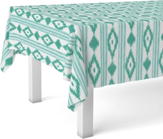 Martina Home Wachstuch-Tischdecke, Malorqué, Türkis, 300x140 cm