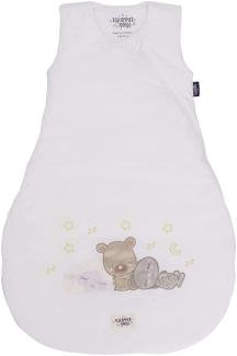 Sterntaler® Kinderschlafsack Ganzjahres Schlafsack Schlummerbande 110cm (1 tlg, Strampelsack Baby mit Reißverschluss und süßen Motiven), Babyschlafsack mit leichter Wattierung, Pucksack Baby 110cm