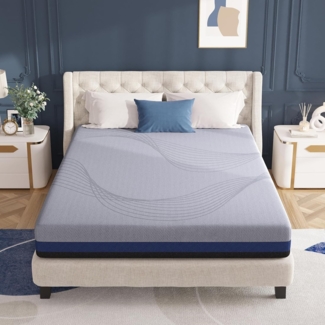 Avenco Matratze 180x200,Schaumstoffmatratze, Gel Gedächtnisschaum Matratze, mehrschichtiger hochelastischer Schaumstoff, atmungsaktiv,Öko-Tex Zertifiziert