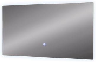 Badezimmerspiegel Miral Glas 80 x 2.8 cm mit Backlight Beleuchtung Vicco