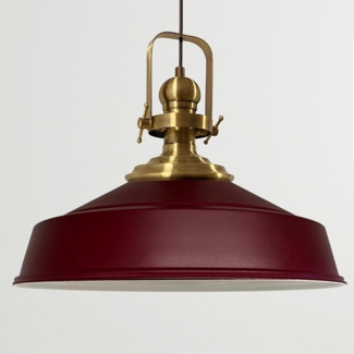 Bamyum Pendelleuchte Bamyum Pendelleuchte I Aslet l Ø41 cm E27 Metall Vintage Lampe, ohne Leuchtmittel