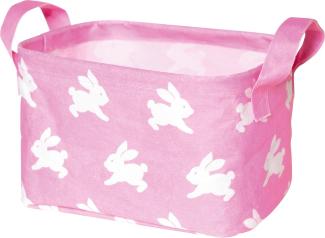 Die Spiegelburg - BabyGlück - Kleiner Aufbewahrungskorb, rosa Häschen