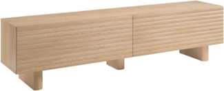 Vente-unique - TV-Möbel mit 2 Türen - MDF - 180 cm - Holzfarben - LUDIMA