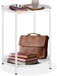 Beistelltisch Oxford 45,5 x 45,5 x 53 cm - weiß