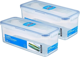 LOCK&LOCK Vorratsdose rechteckig, 2,0 l mit Ablaufgitter 278 x 115 x 103 mm