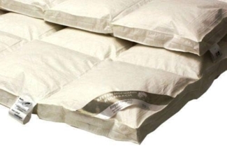 Betten Hofmann White Sibiria 8 cm Daunendecke Daunenbett Winterdecke Außensteg 4x6 155x220 cm
