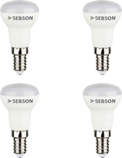 SEBSON LED-Leuchtmittel LED Lampe E14 R39 3W 230V Leuchtmittel Reflektorlampe - 4er Pack