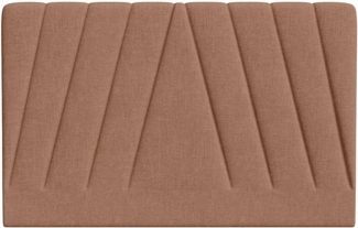 Vente-unique - Bett-Kopfteil 190 cm - Stoff - Terracotta - LIDAMA von Pascal Morabito