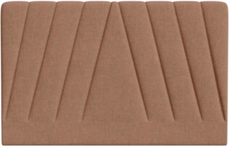 Vente-unique - Bett-Kopfteil 190 cm - Stoff - Terracotta - LIDAMA von Pascal Morabito