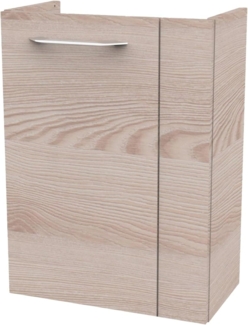 Fackelmann SBC B.CLEVER Waschbeckenunterschrank 45 cm, Braun hell, links