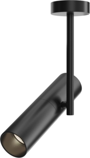 Maytoni LED Deckenspot, LED-Leuchtmittel fest verbaut, Deckenleuchte Deckenstrahler Deckenlampe Alu Schwarz Strahler