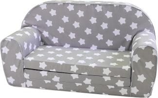 Knorr Toys Kindersofa 'Stars white'