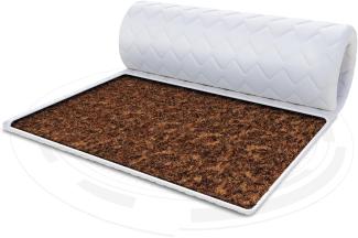 Topper 120x200 cm Matratzenauflage mit KOKOS Matratzenschoner Kokosfaser H4