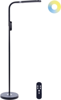 LED Stehlampe ARIES mit Dimmer Metall Schwarz